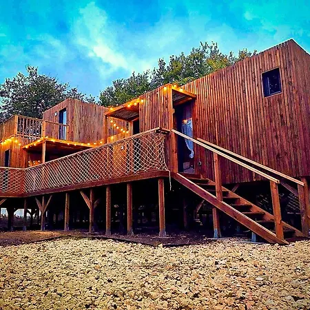 Domaine Construction Bois Sur Pilotis Dans Chenaie Proche Ocean Tatil Evi